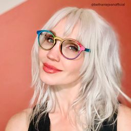 Street-Artist Multicolor Round Glasses5