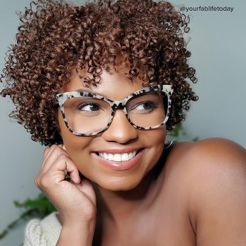 Alfred Butterfly Light Tortoise Frame Glasses | ZEELOOL UK8