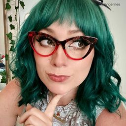 Maxine Cateye Red Glasses5