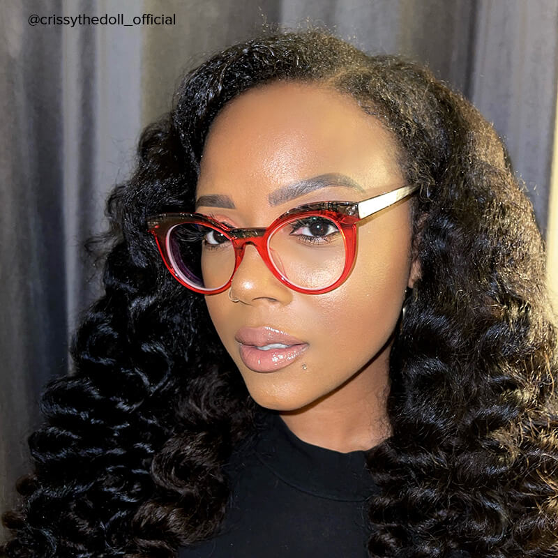 Lismary Cateye Pink Glasses4