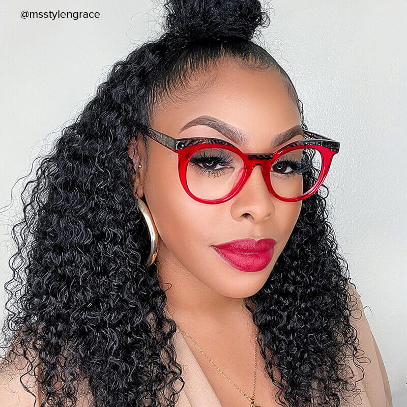 Lismary Cateye Pink Glasses | ZEELOOL UK5