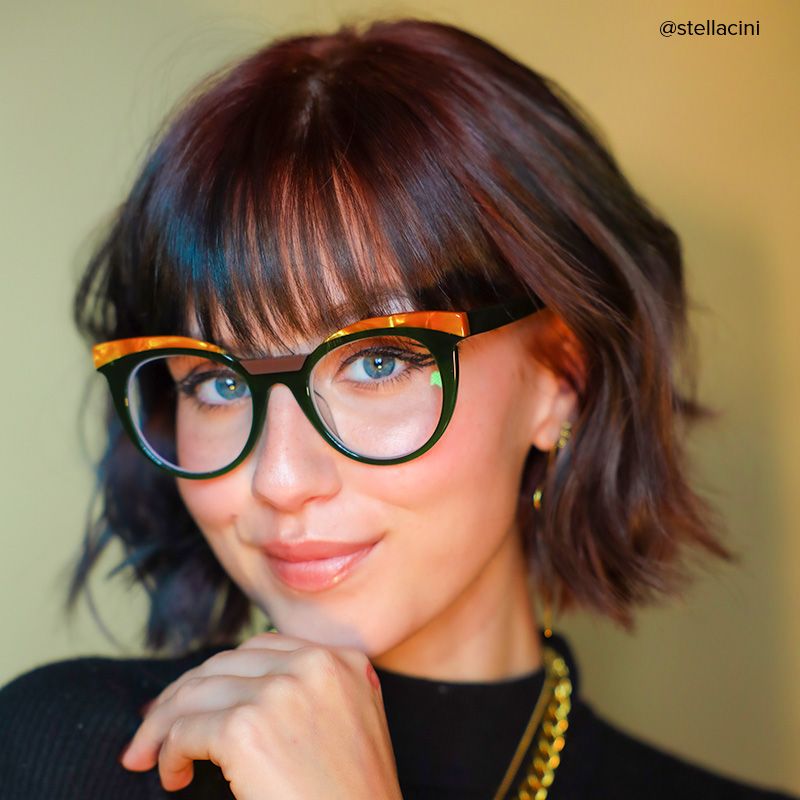 Lismary Cateye Green Glasses | ZEELOOL UK4