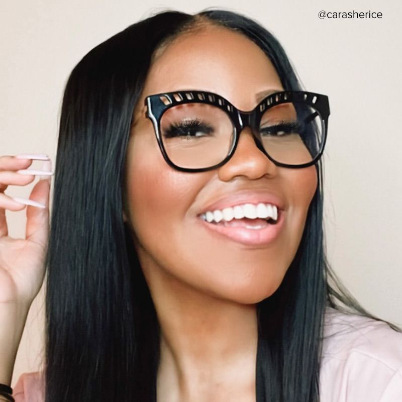 Francisco Square Black Glasses | ZEELOOL UK4