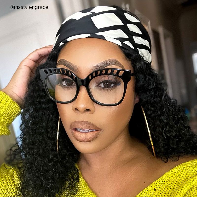 Francisco Square Black Glasses | ZEELOOL UK5