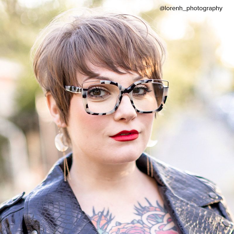 Dortch Square Light-Tortoise Frame Glasses | Zeelool7