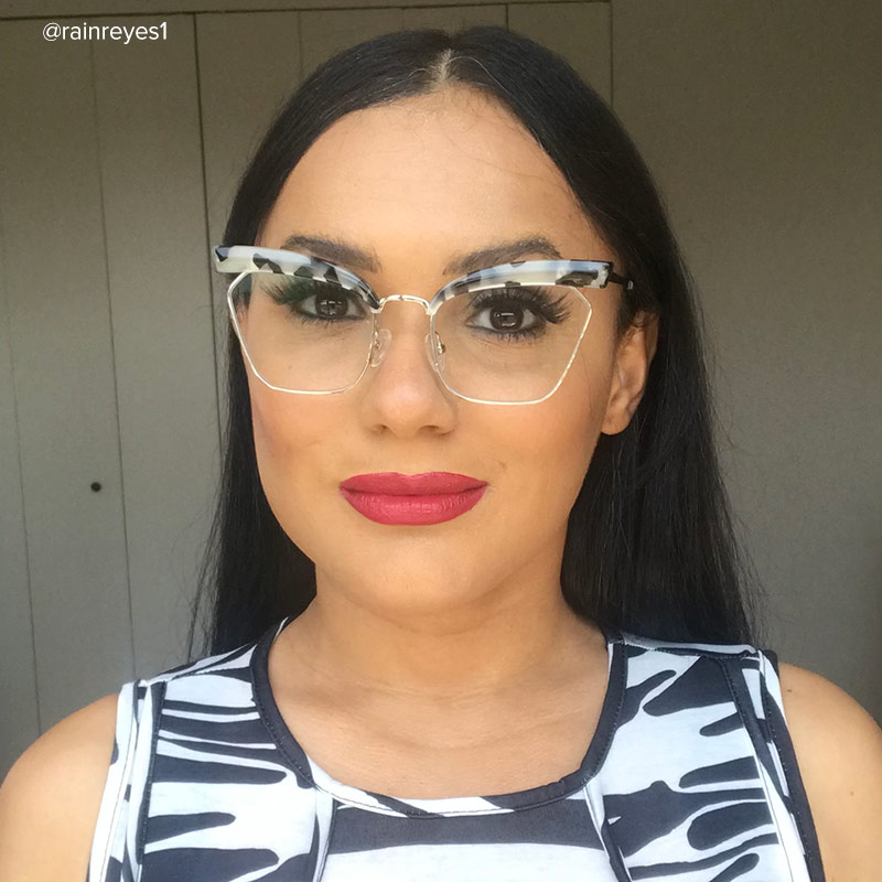 Tiffani Browline Light-Tortoise Glasses | ZEELOOL UK4