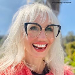 Brewer Black Cat eye Glasses7