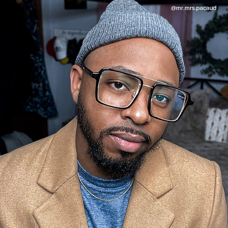 Nellie Aviator Black-Gold Eyeglasses & Frame Glasses6