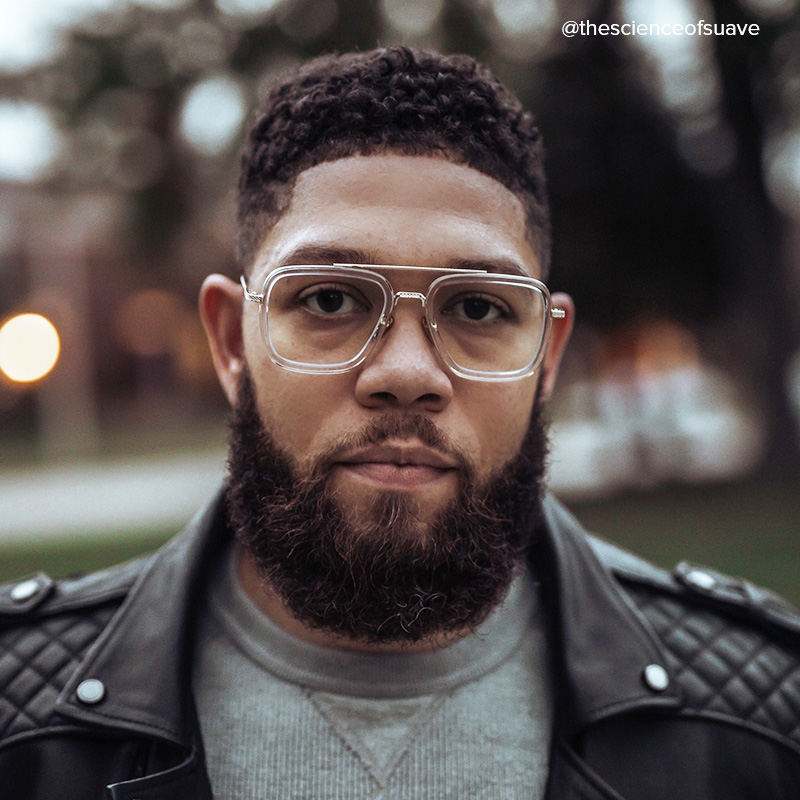 Gifford Aviator Crystal Frame Glasses | ZEELOOL UK8