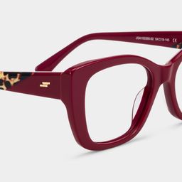 Lillian Red Cat eye Glasses4