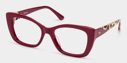 Lillian Red Cat eye Glasses2