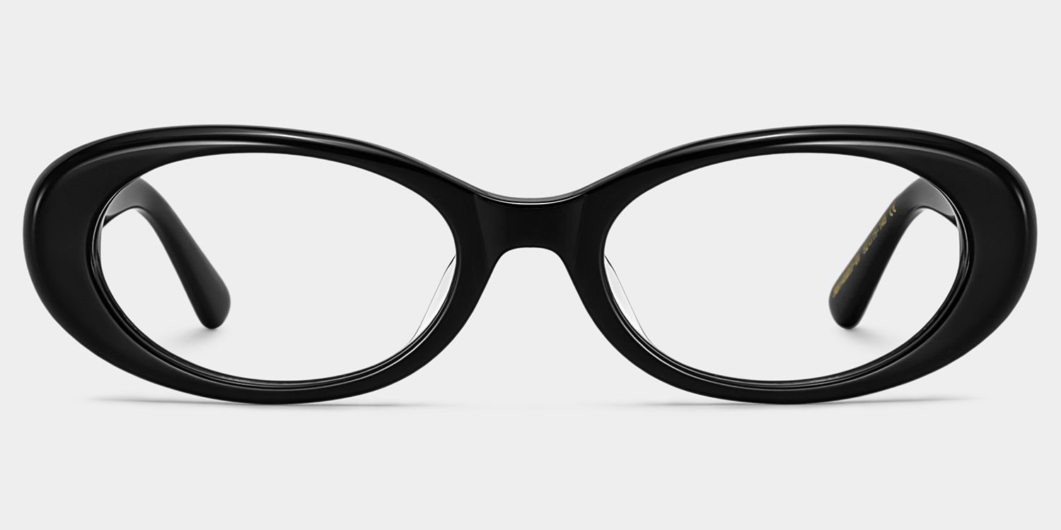 ZEELOOL x Aimee Song The 90s Black Oval Glasses1