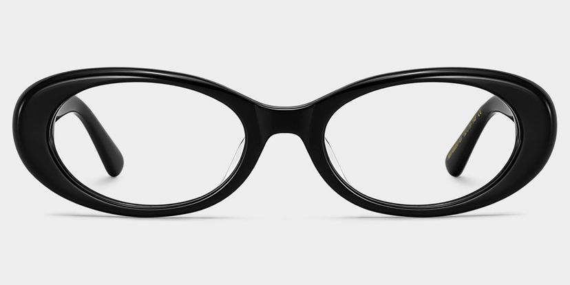 The 90s Black Oval Glasses