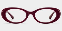 The 90s Red Oval Glasses1