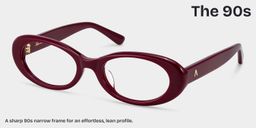 The 90s Red Oval Glasses3