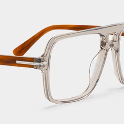 Easton Beige Aviator Glasses4