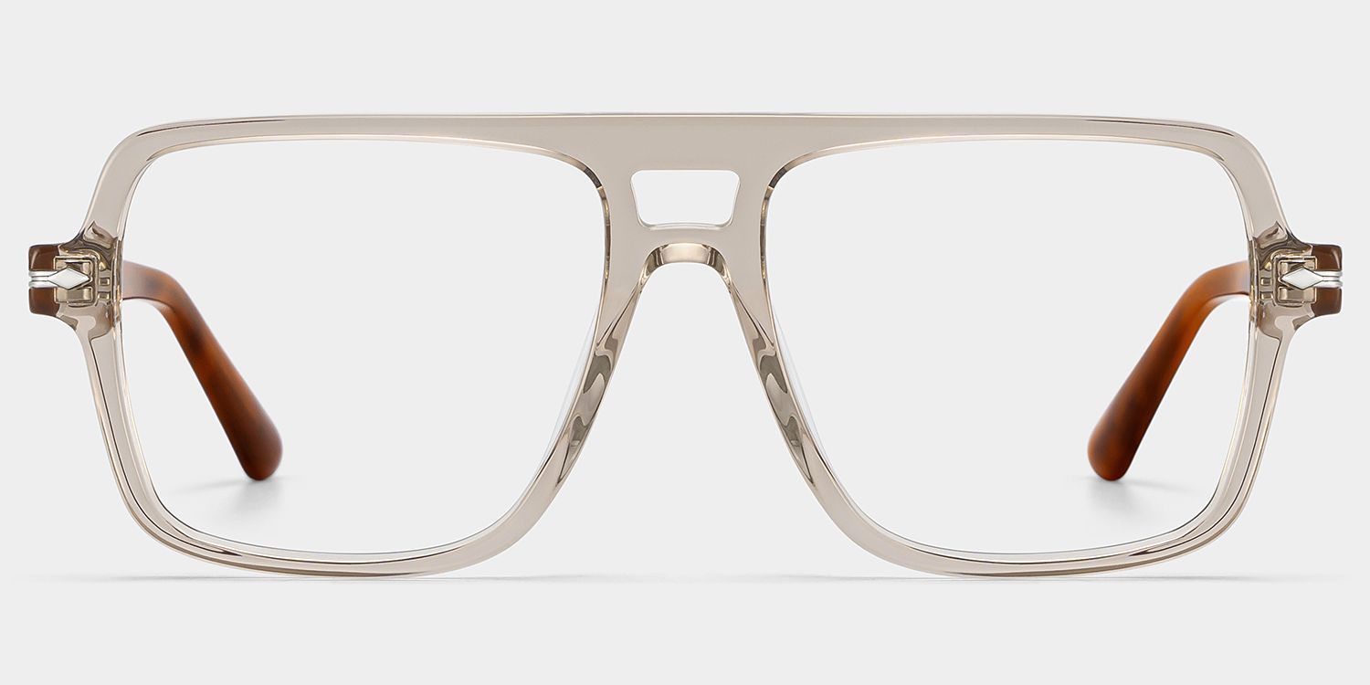 Easton Beige Color Aviator Frame Gasses | ZEELOOL0