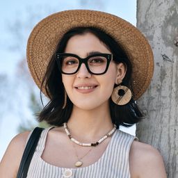 Stella Black Butterfly Glasses5