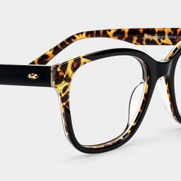 Ivy Black Square Glasses4