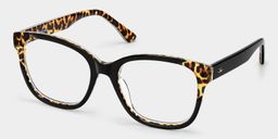 Ivy Black Square Glasses2