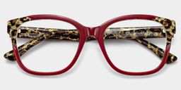 Ivy Red Square Glasses1