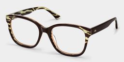 Ivy Brown Square Glasses2