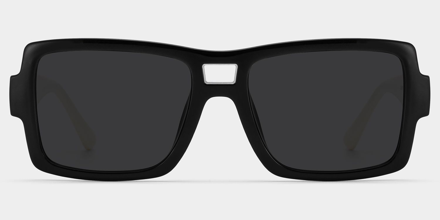 Nora Aviator Sunglasses with Acetate Black Frames | ZEELOOL CA0