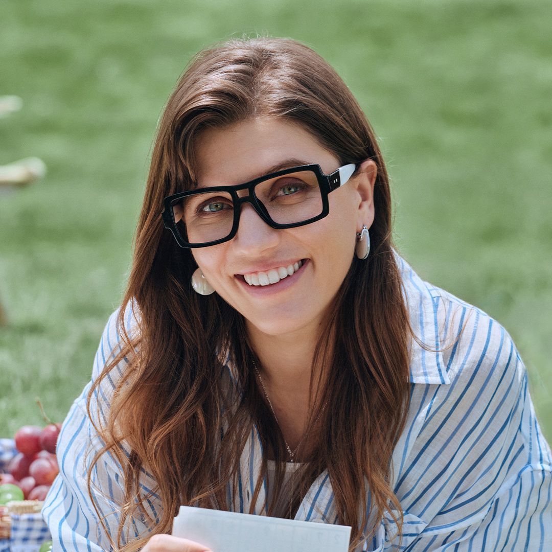 Nora Aviator Black Frame Glasses for Women | ZEELOOL5