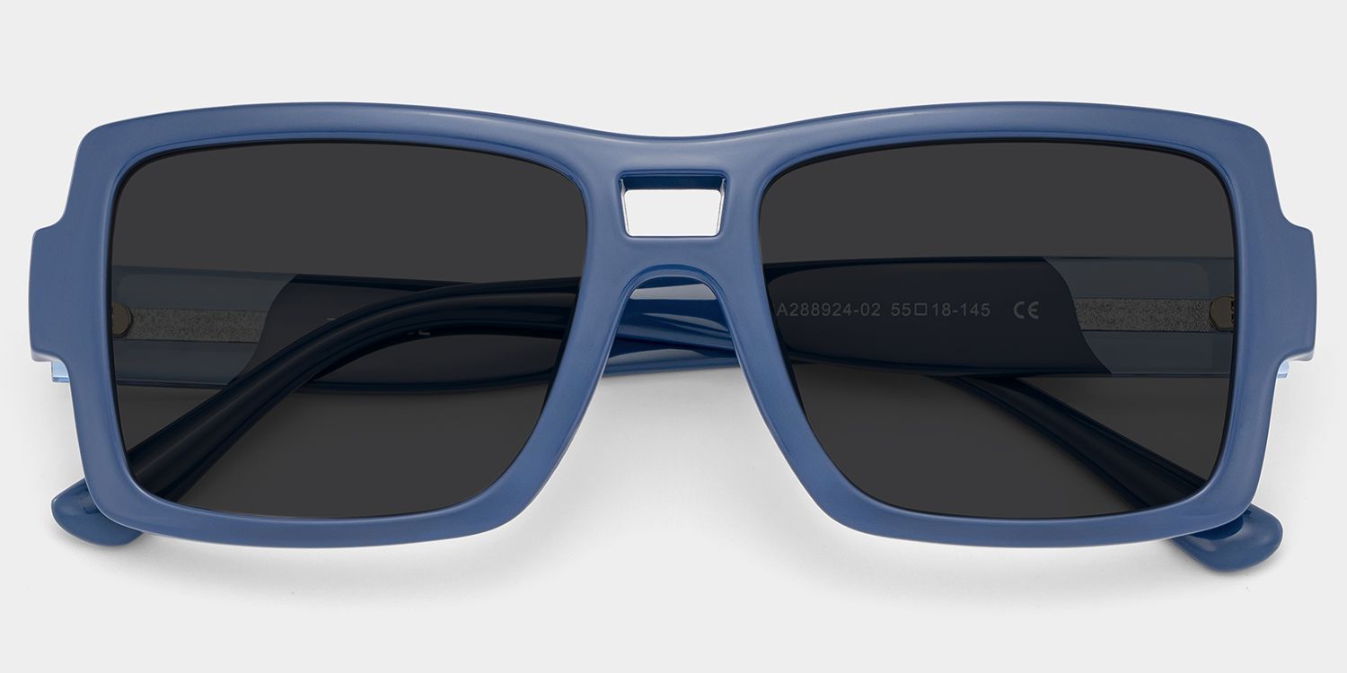 Blue Nora Aviator Eyeglass Frame for Women | ZEELOOL1