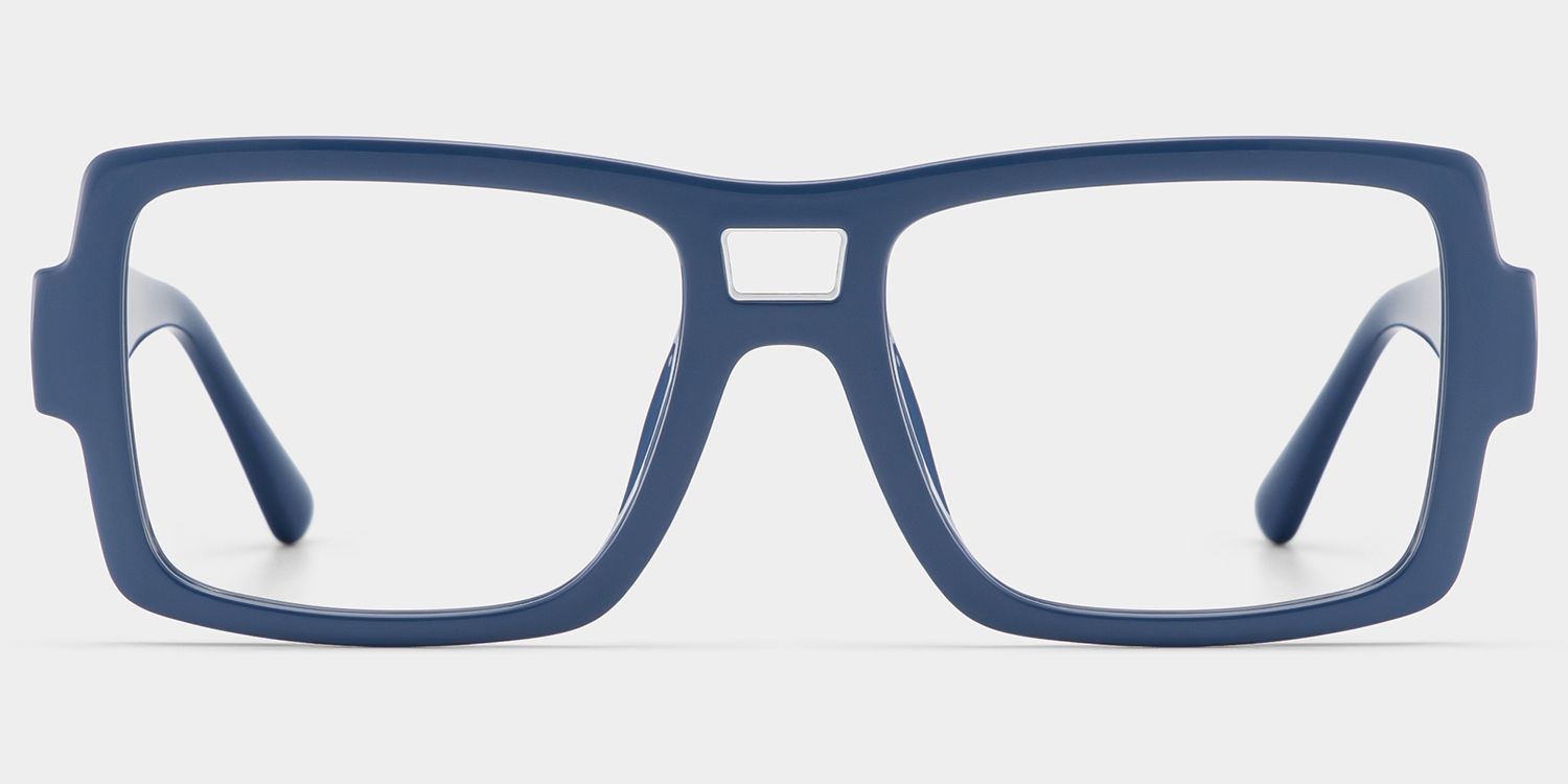 Blue Nora Aviator Eyeglass Frame for Women | ZEELOOL0