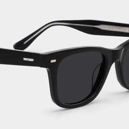 Robert Black Rectangle Sunglasses4