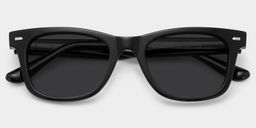 Robert Rectangle Black Glasses1