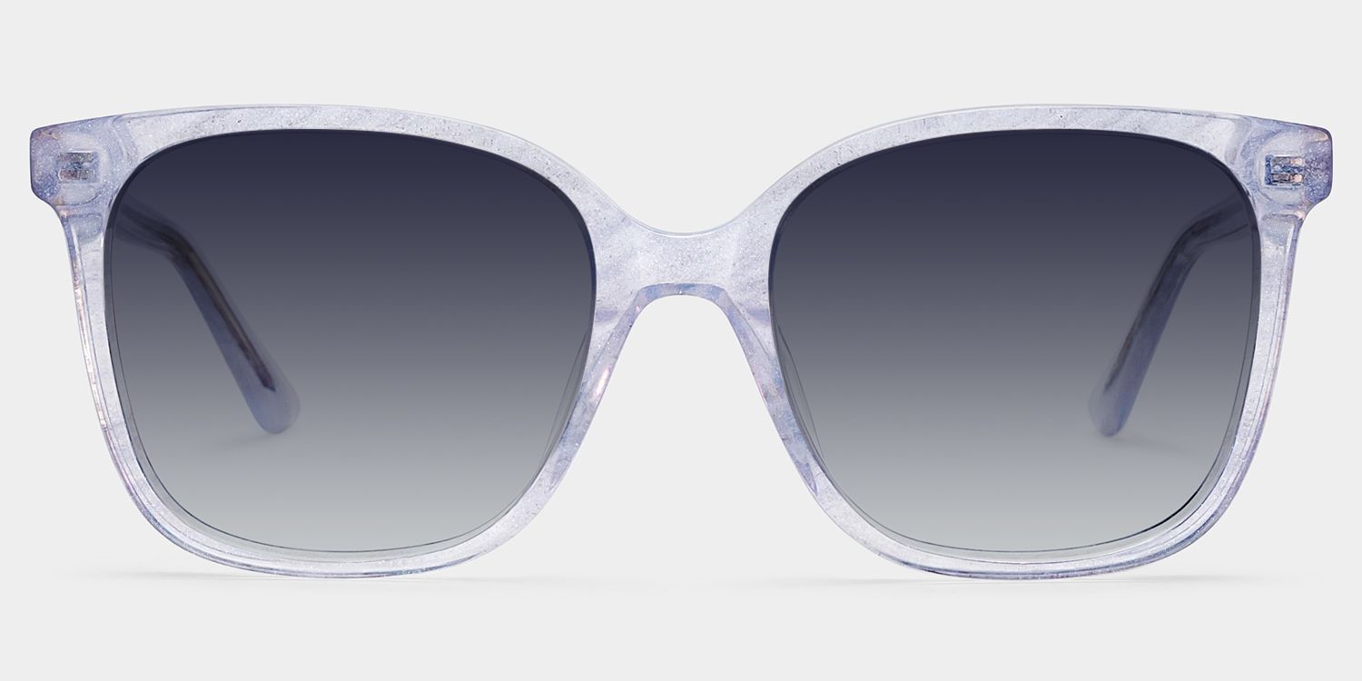 Caroline Square Clear Full Rim Sunglasses | ZEELOOL UK0