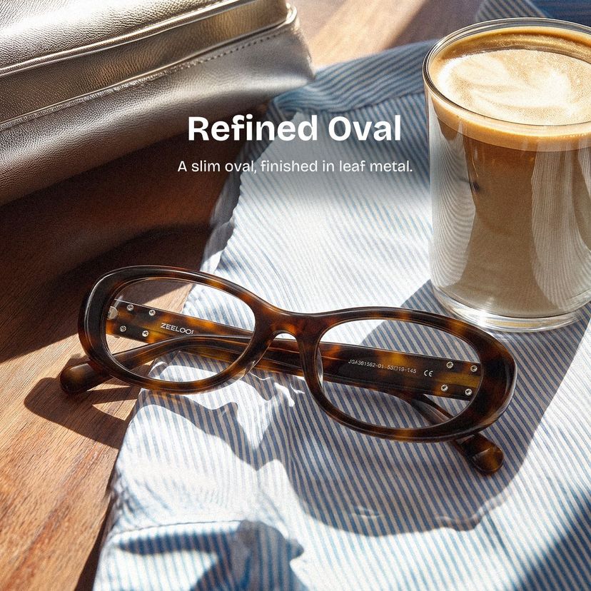 Catherine Tortoise Oval Glasses