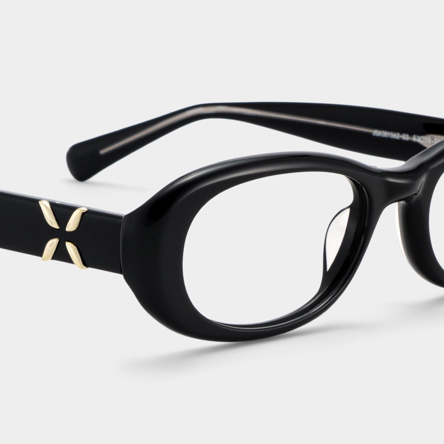 Catherine Black Oval Frame Glasses Online for Women | ZEELOOL5