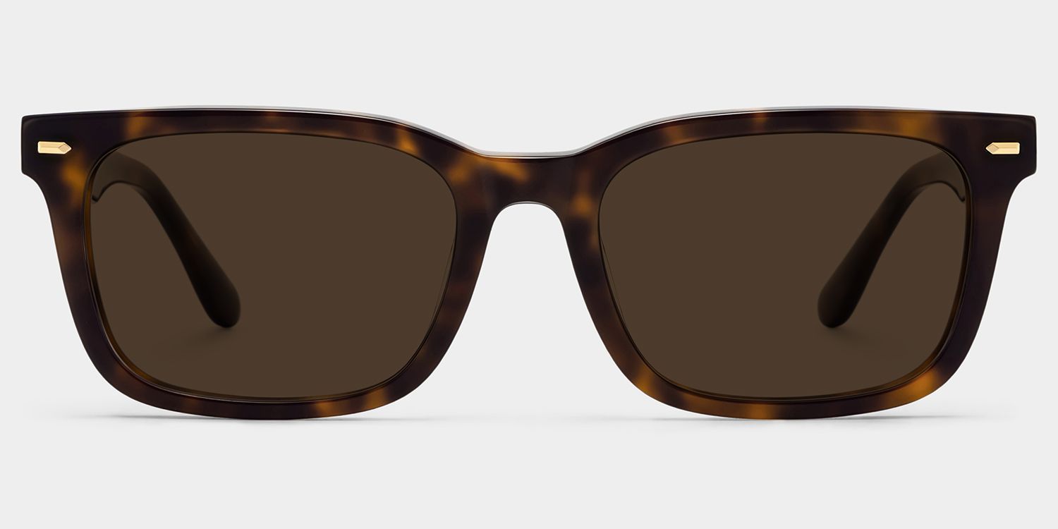 Patrick Tortoise Rectangle Eyeglasses for Men | ZEELOOL0