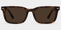 Patrick Rectangle Tortoise Glasses0