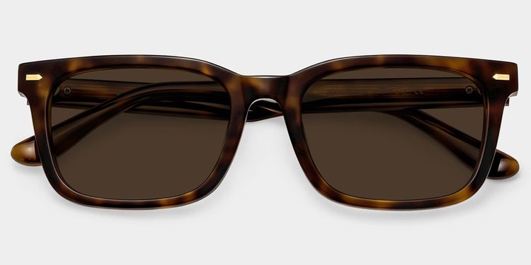 Patrick Rectangle Tortoise Glasses