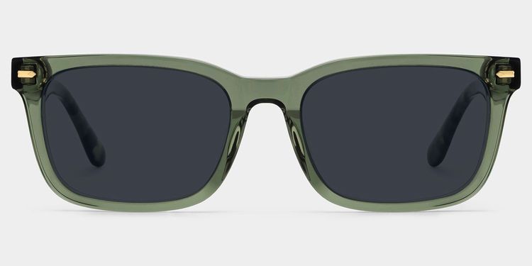 Patrick Rectangle Green Glasses