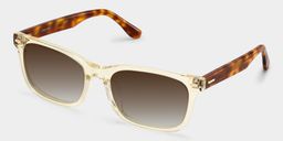 Patrick Rectangle Clear Yellow Glasses2