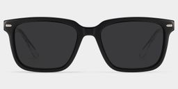George Rectangle Black Glasses0