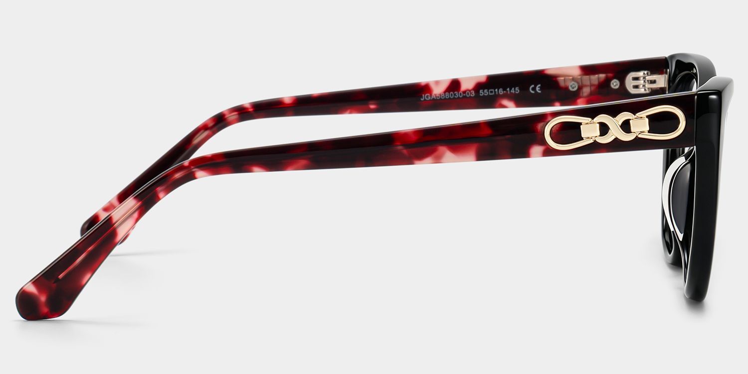 Isadora Black Cat-Eye Glasses | ZEELOOL3