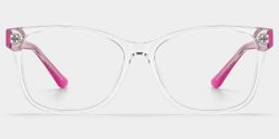 Eva Clear Rectangle Glasses1