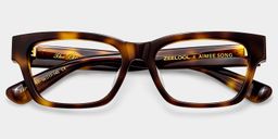 The Classic Tortoise Rectangle Glasses2
