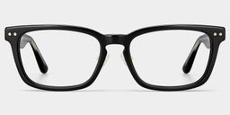Buzz Black Rectangle Glasses0