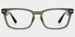Buzz Green Rectangle Glasses0