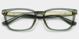 Buzz Green Rectangle Glasses1