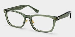 Buzz Green Rectangle Glasses2