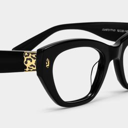 Dillon Black Cat eye Glasses4