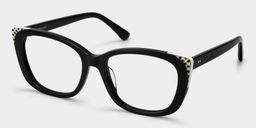 Madeline Black Cat-eye Glasses3